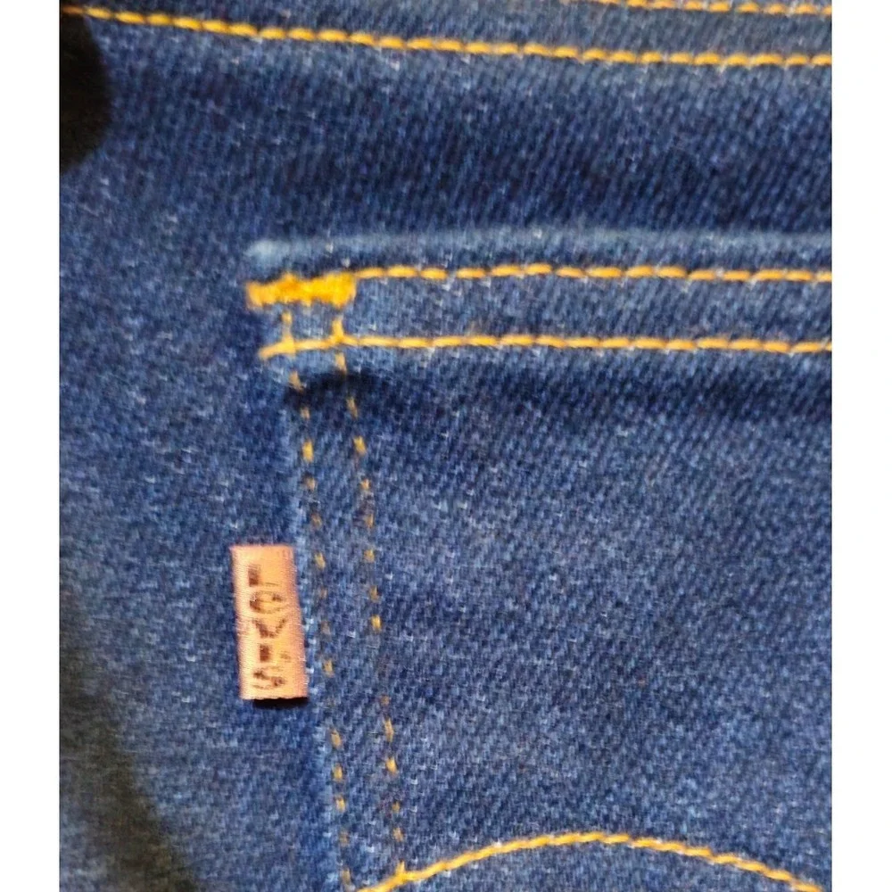 Vintage Levis Orange Tab, Made in USA, Action Jeans Mens 38‎ X 30 Blue Pants